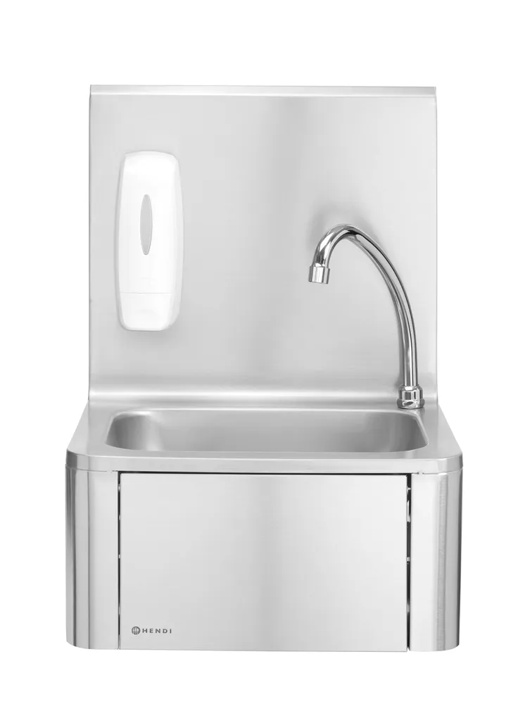 Lavatório de Cozinha 400x335x570mm com Torneira de Joelho