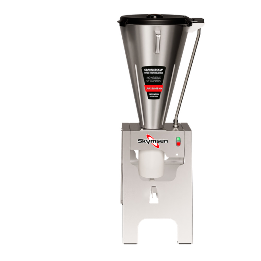 Liquidificador Triturador 25L Aço Inoxidável Baixa Rotação Copo Basculante