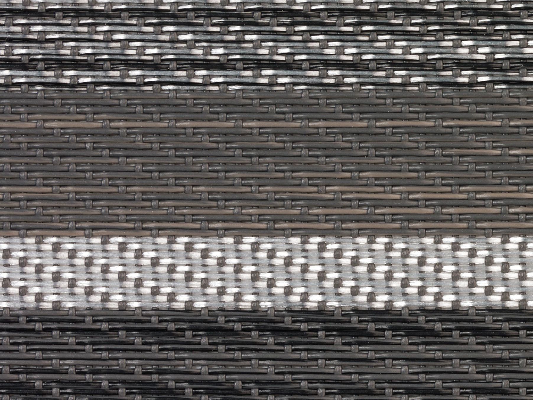 Individual de Mesa PVC Poliéster 45x30 cm Linhas Castanhas-Pretas