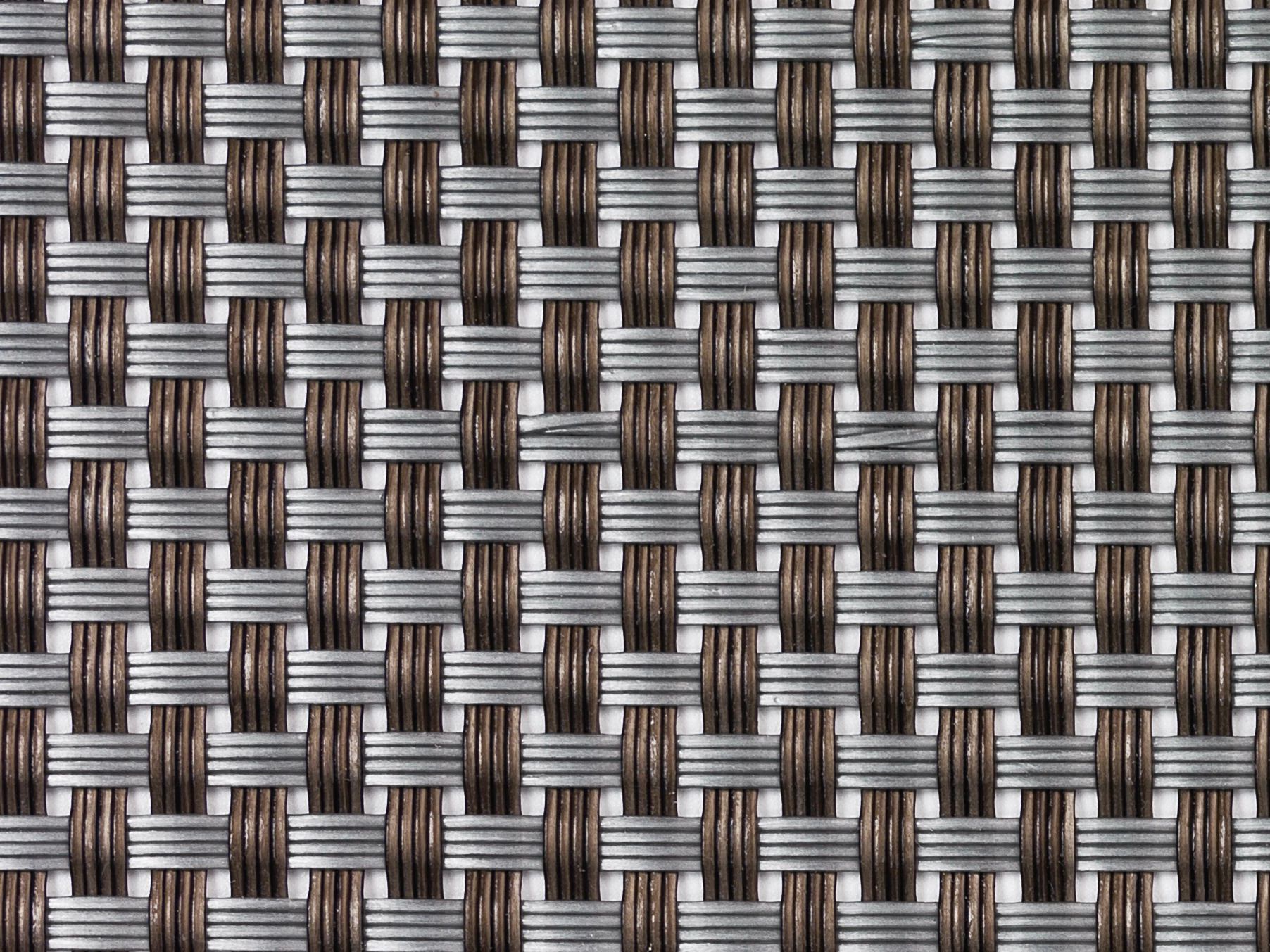 Individual de Mesa PVC/Poliéster 45x30 cm Marrom-Prata
