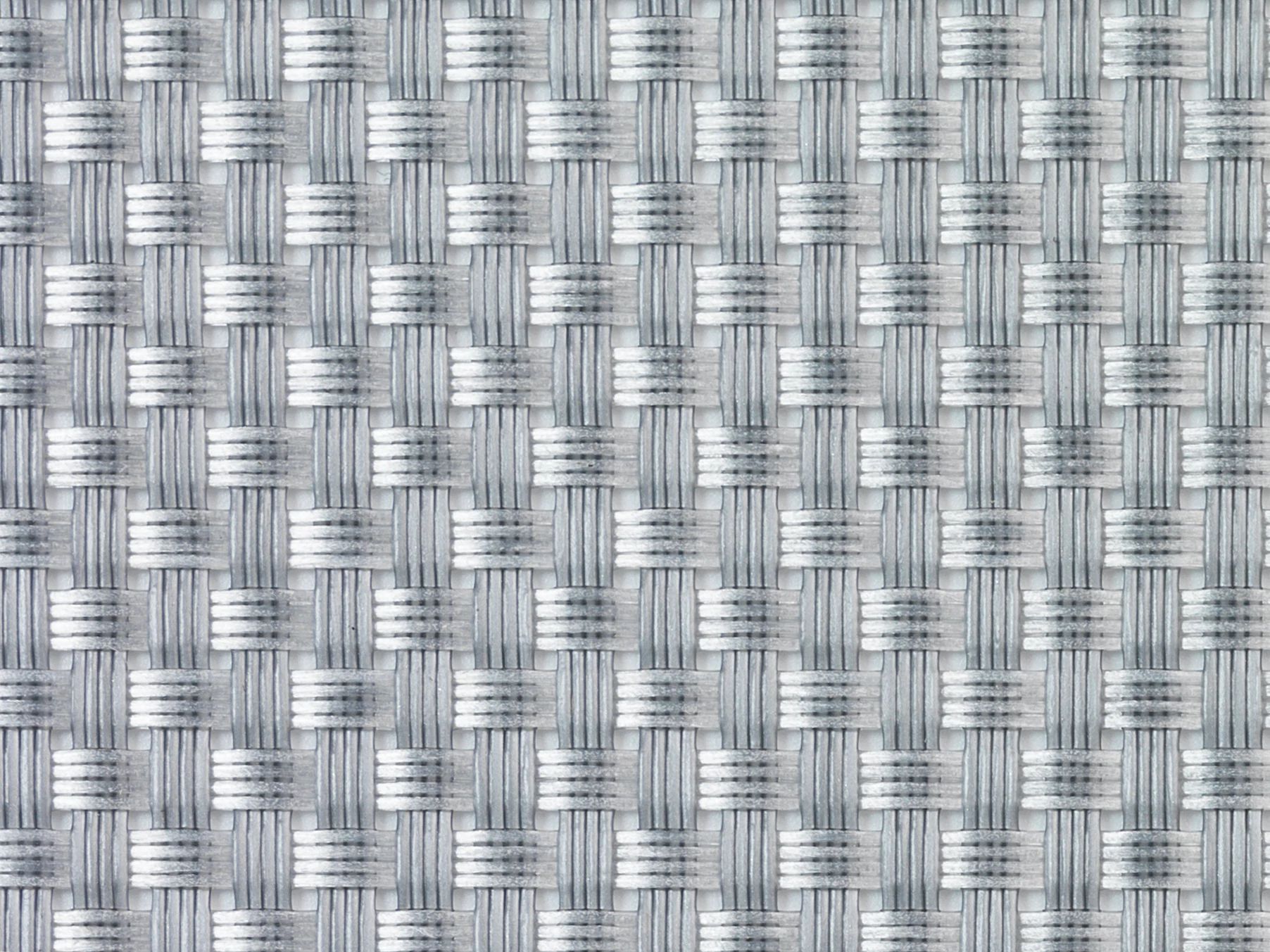 Individual de Mesa PVC Poliéster 460x300 mm Prata