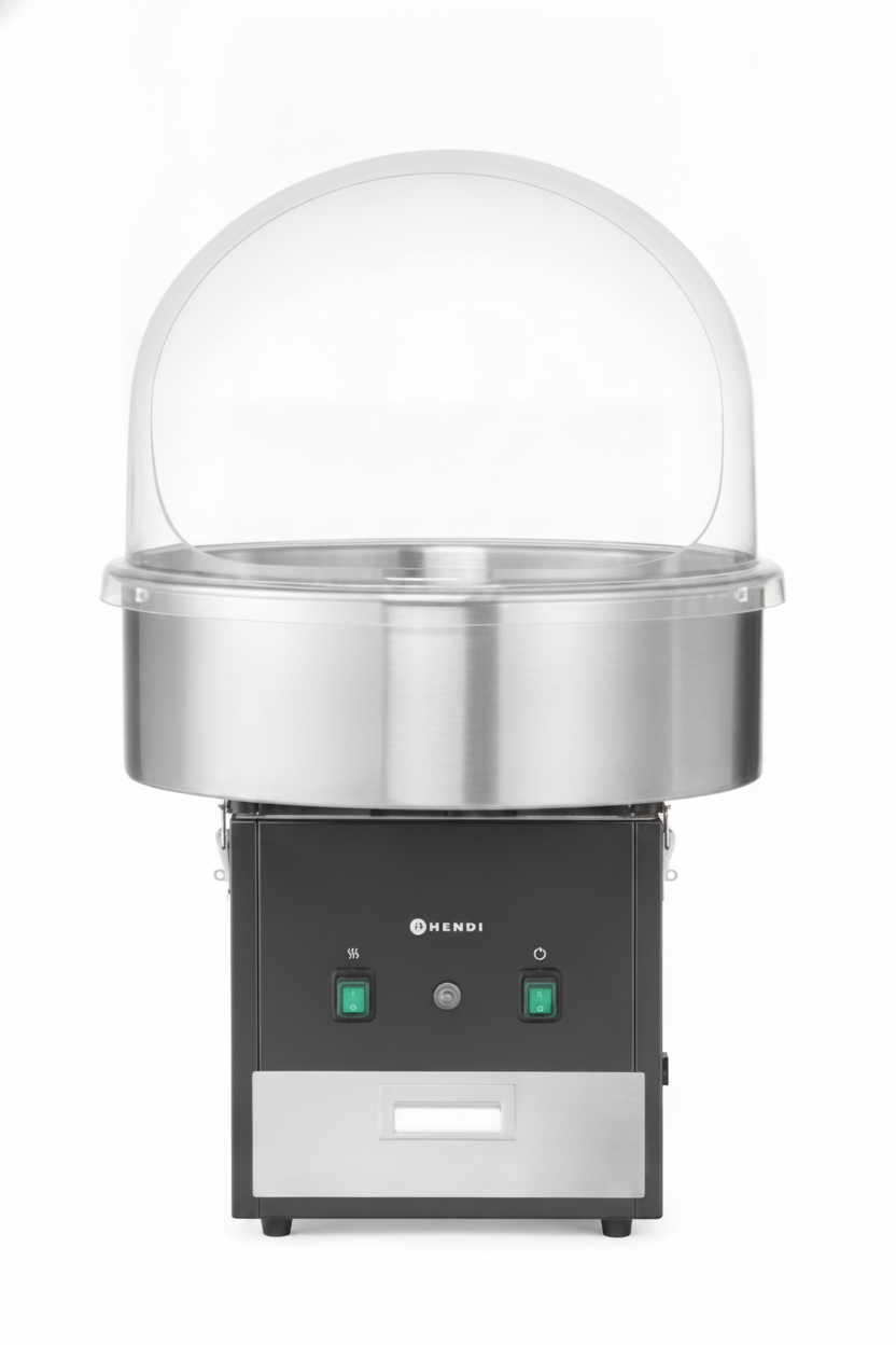 Máquina de Algodão Doce Elétrica 1130W 520x520mm