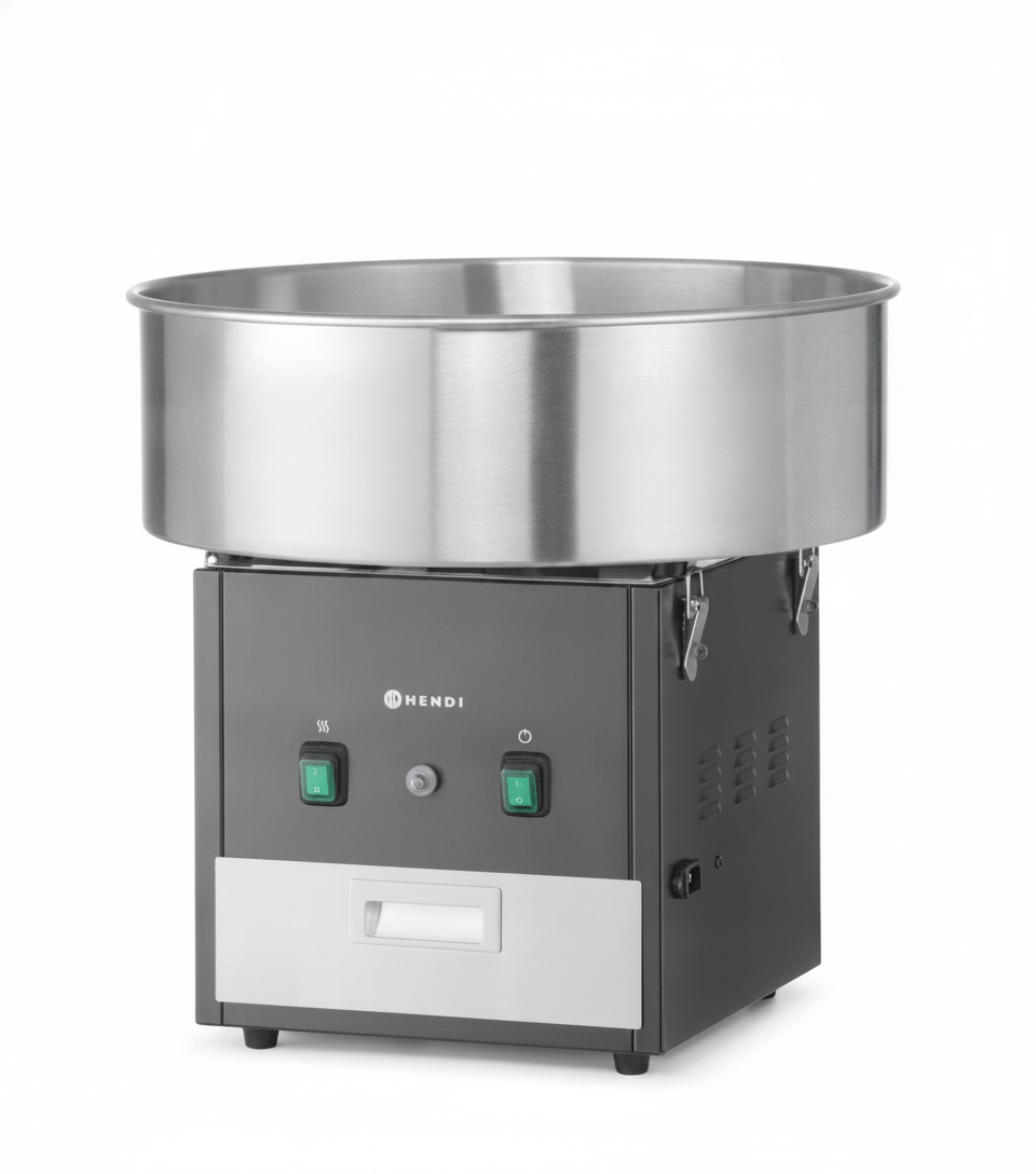 Máquina de Algodão Doce Elétrica 1130W 520x520mm