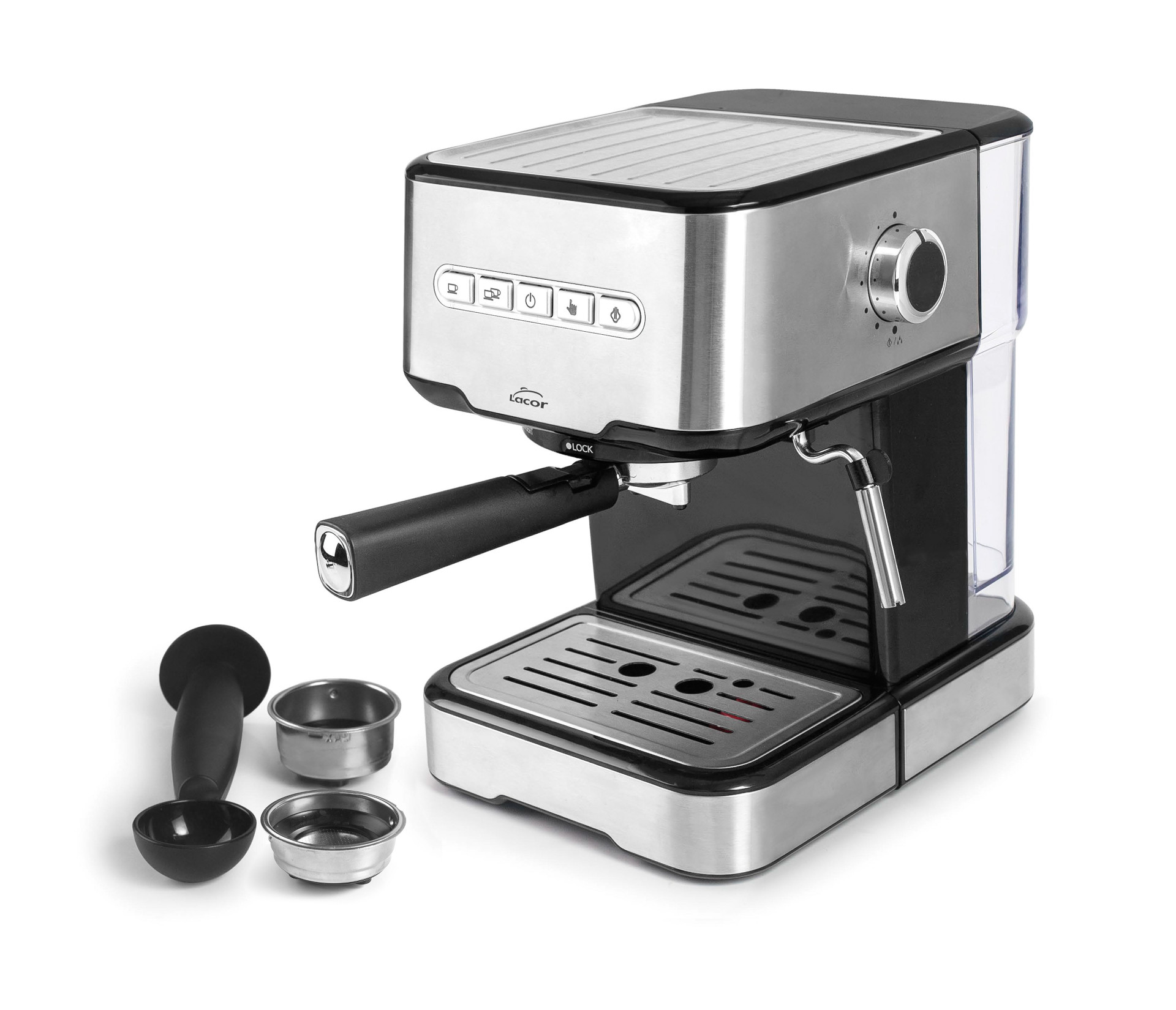 Máquina de Café Espresso Compacta 1.5L 15 Bar