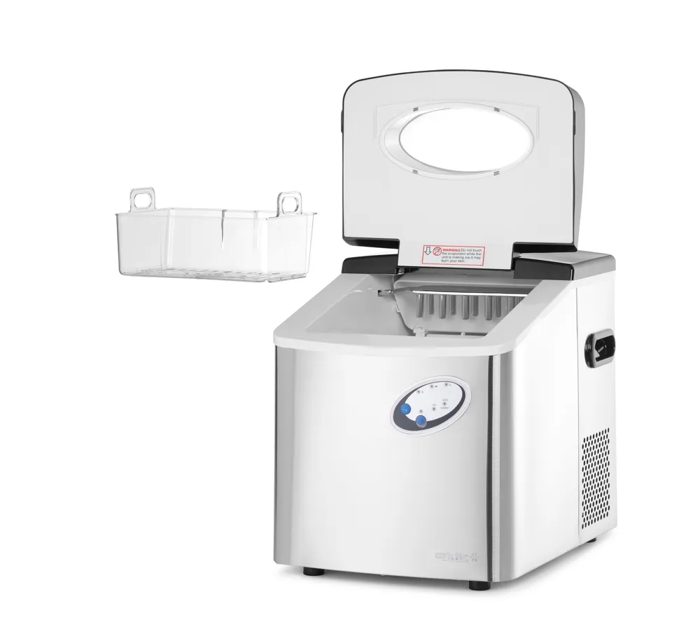 Máquina de Cubos de Gelo Elétrica 15 kg/24h para Bancada