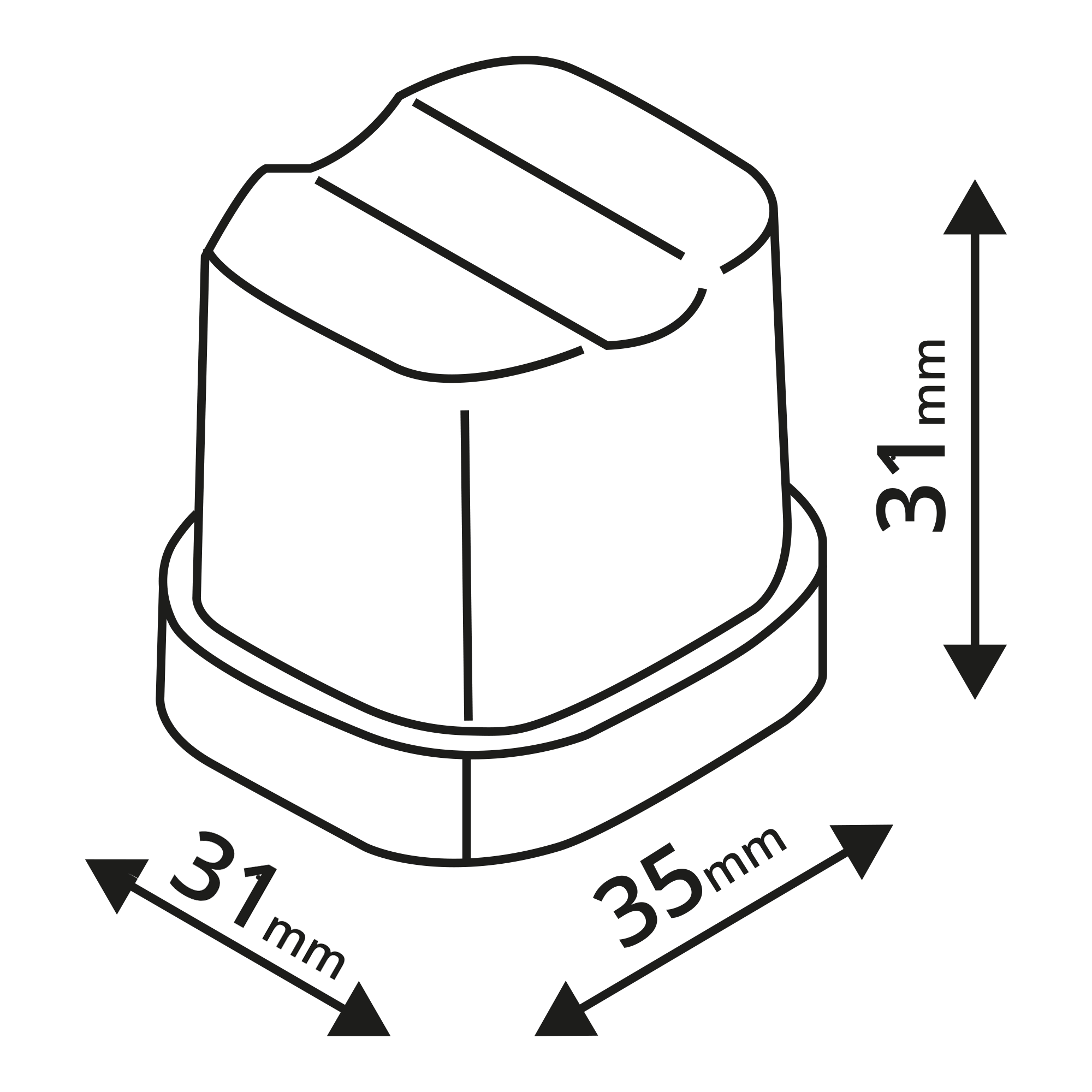 Máquina de Gelo em Cubos Profissional 85kg/24h TC85