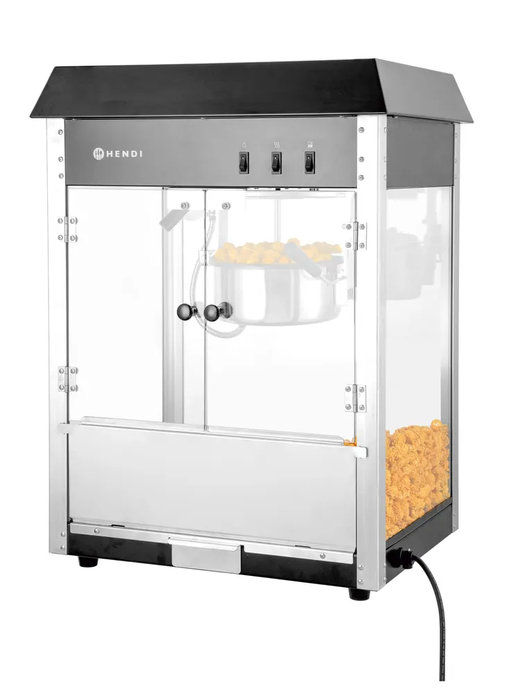 Máquina de Pipocas Elétrica 1500W, 574x420x778mm