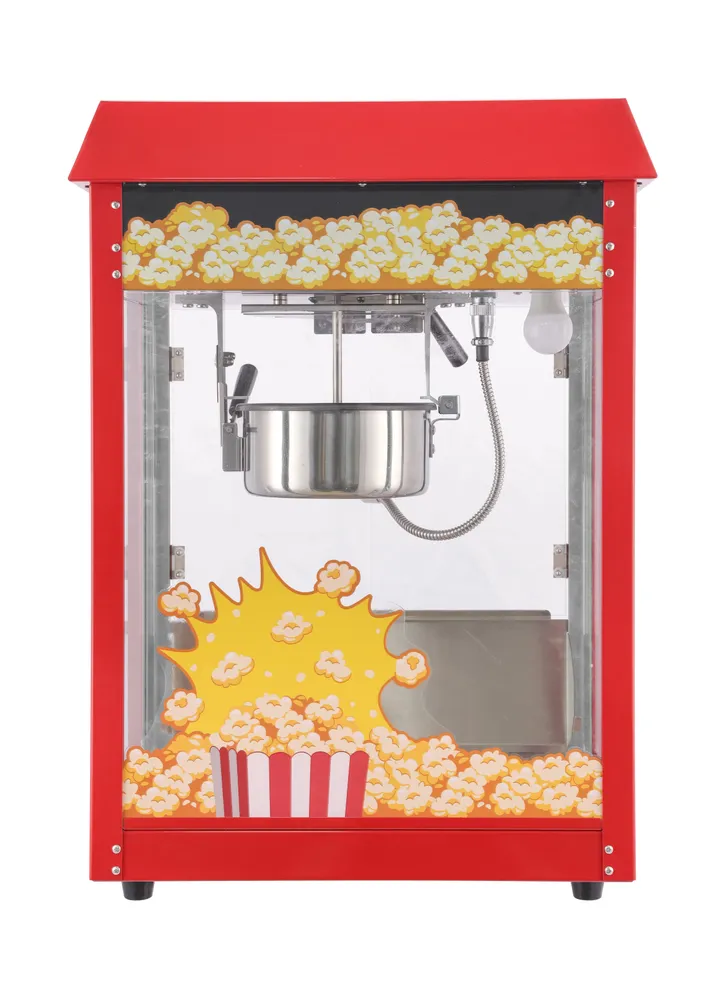 Máquina de Pipocas Elétrica 1500W, 574x420x778mm