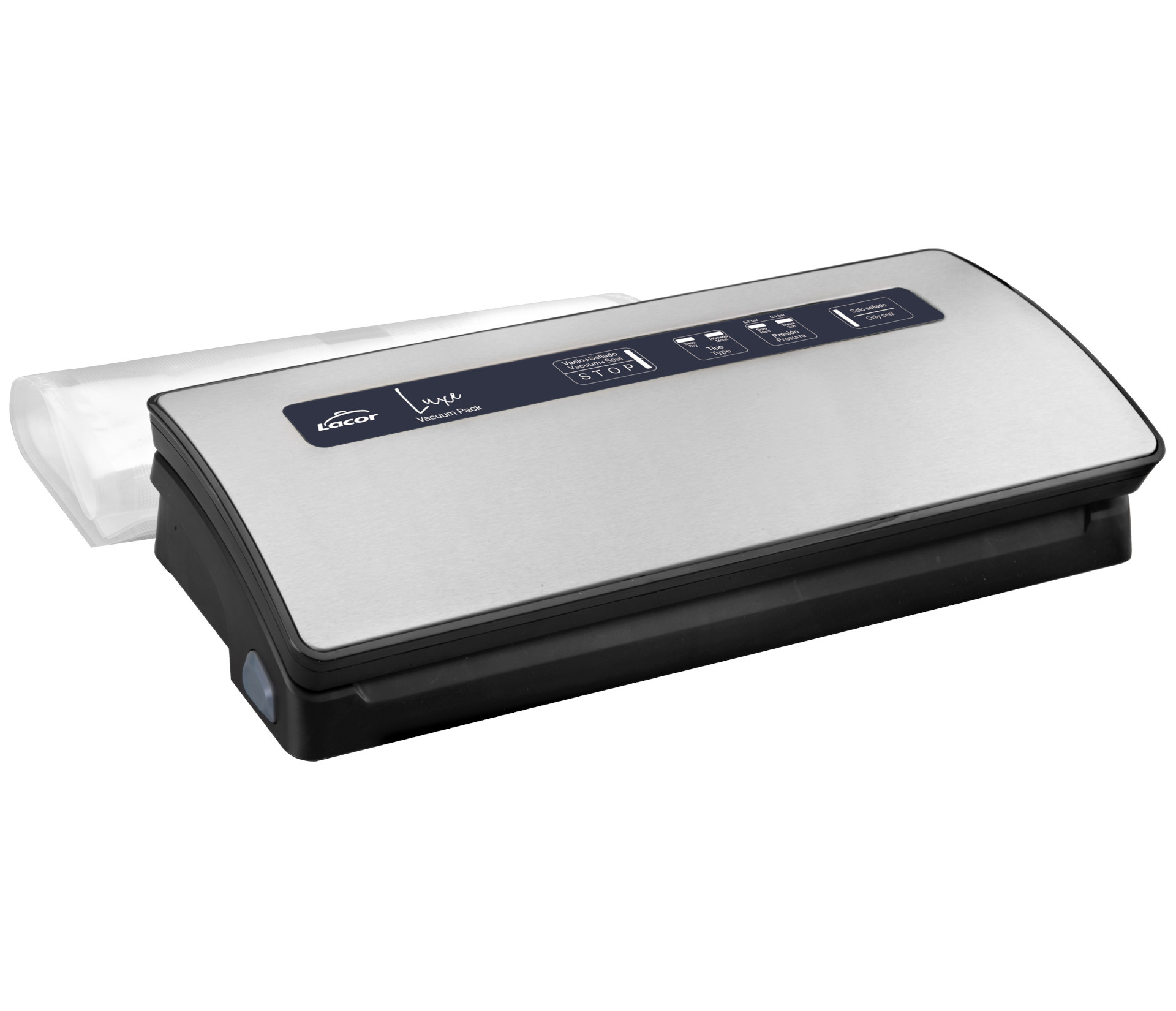 Máquina de Vácuo Compacta para Bancada 300mm Selagem