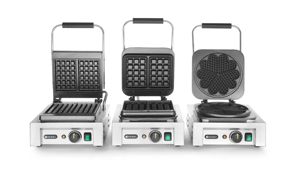Máquina de Waffles Bruxelas 2200W - 330x520x560mm