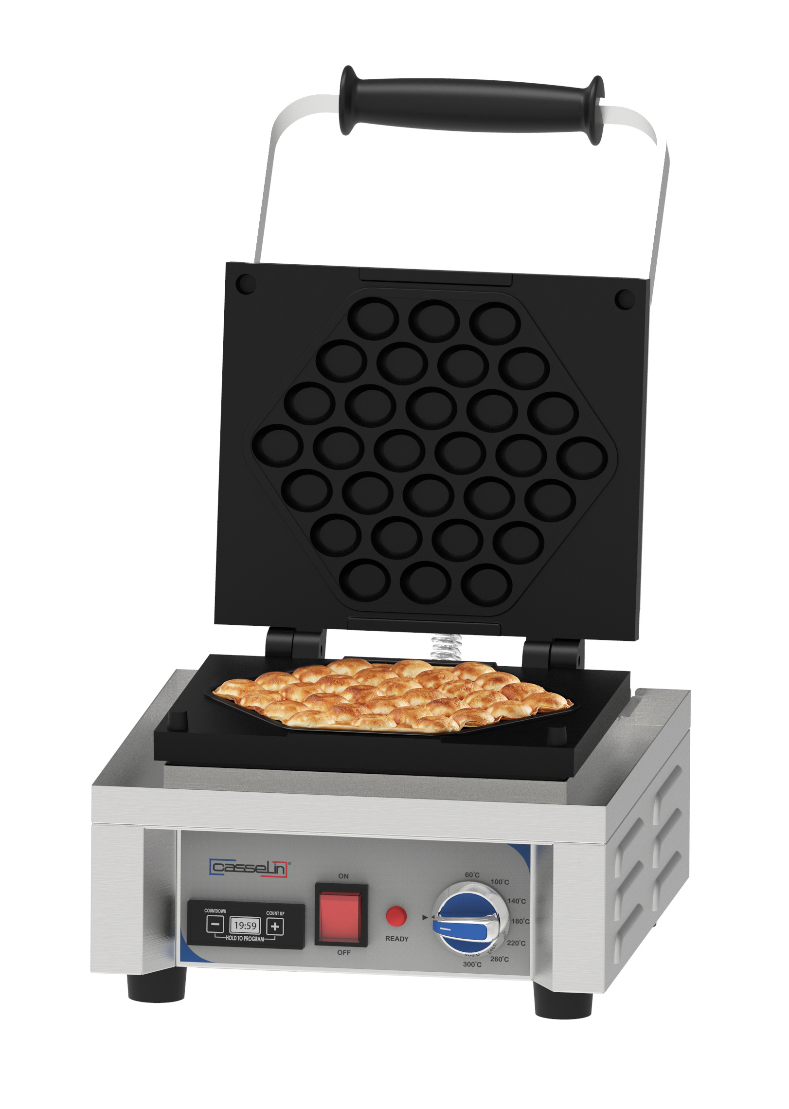 Máquina de Waffles Bubble Elétrica Simples 1700W