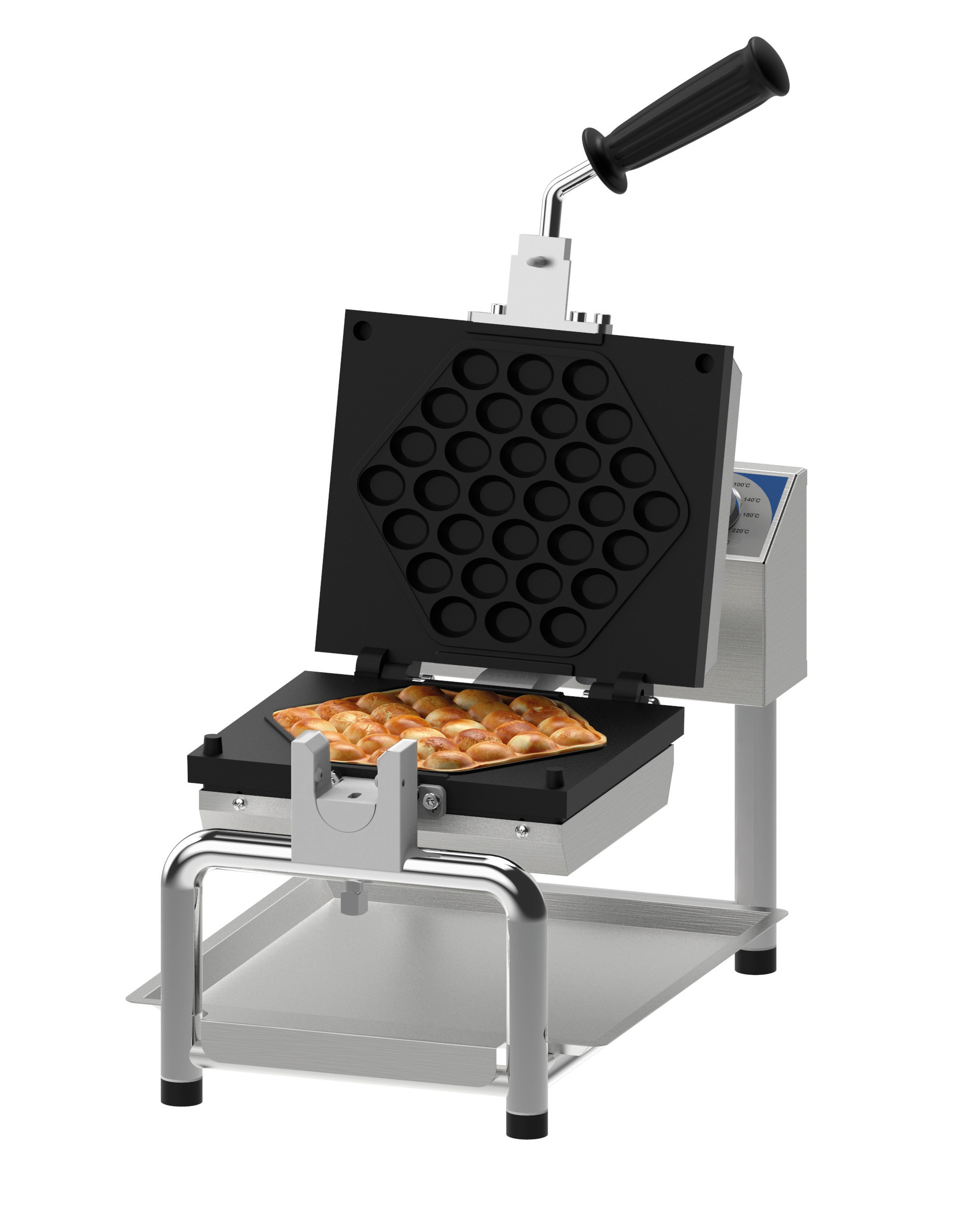 Máquina de Waffles Bubble com Rotação 180° - 1800W