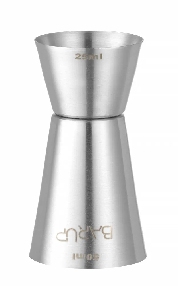 Medidor Duplo 25/50 ml Aço Inoxidável para Bar