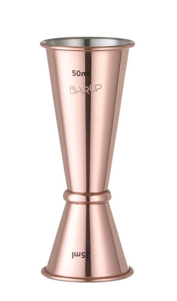 Medidor de Cocktails 30/50 ml Aço Inox Cobre ⌀45mm