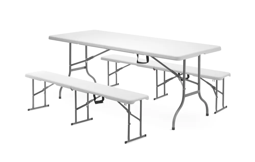 Bancada Auxiliar Dobrável 1830x300mm para Buffet e Eventos