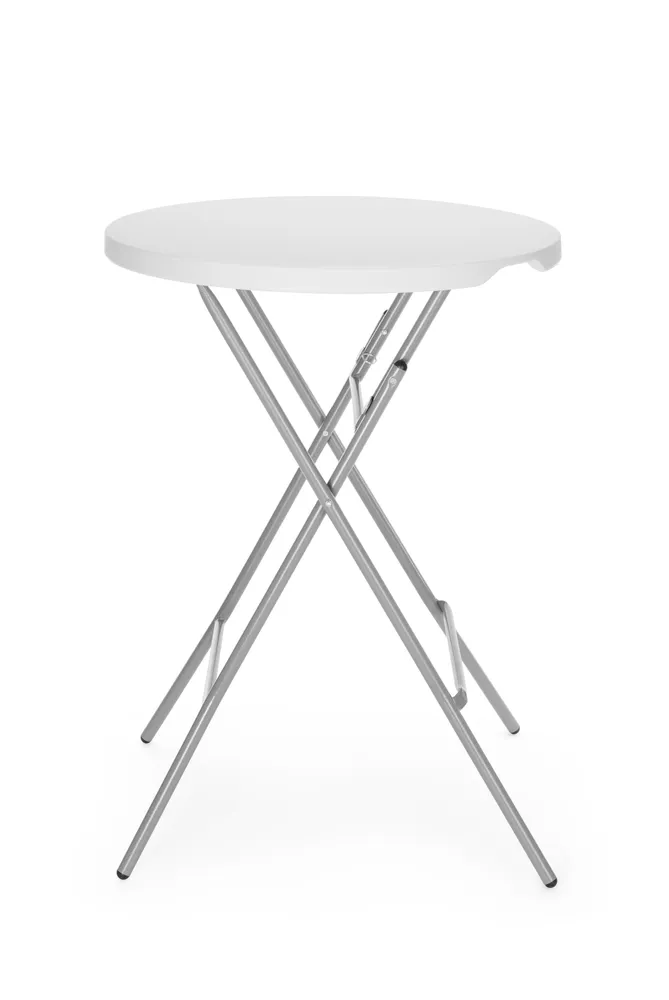 Mesa de Bar Redonda Dobrável ø800x(H)1100mm