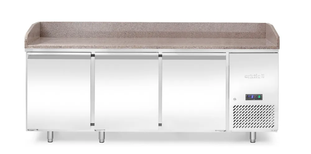 Mesa Refrigeração Pizza Granito 3 Portas 375L 2010mm