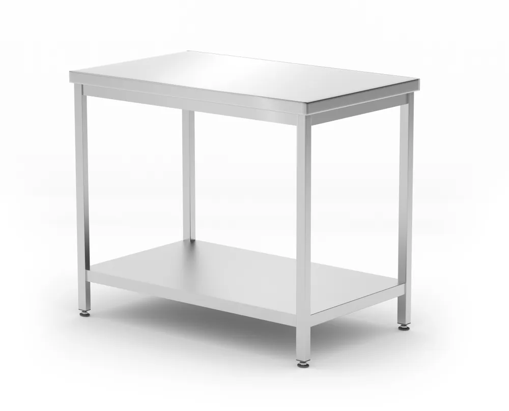Mesa de Trabalho Central Inox 1400x600mm Profi Line
