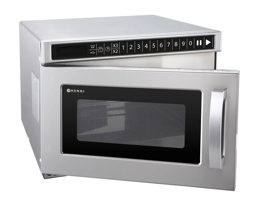 Micro-ondas Programável USB 1800W, 18L para Cozinha Profissional
