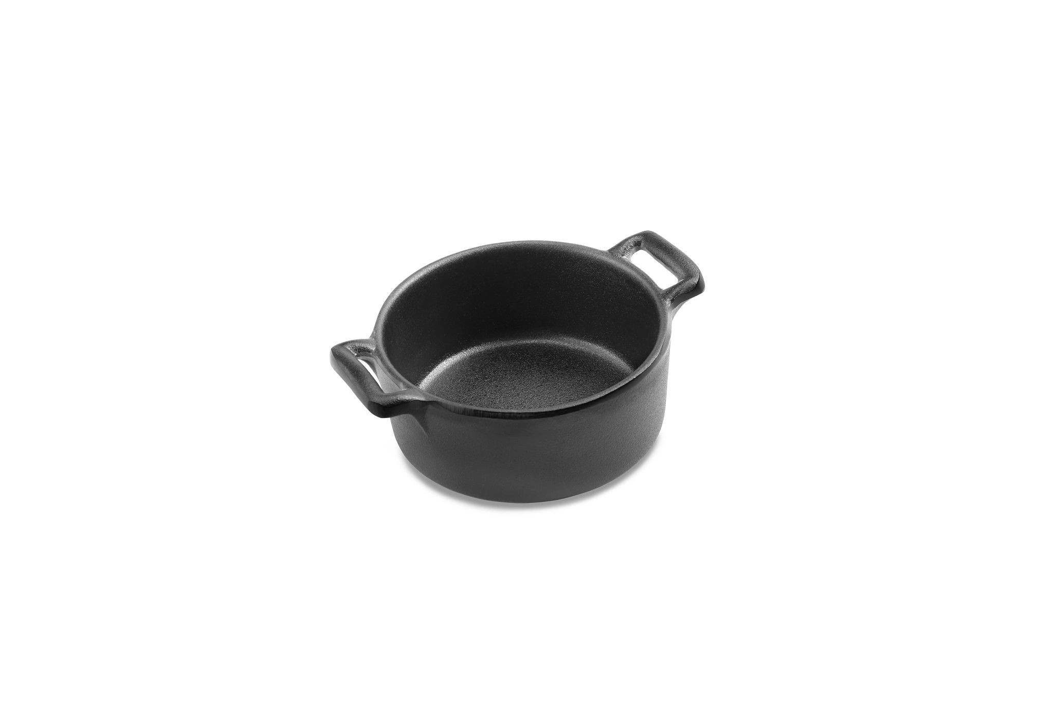 Mini Caçarola Redonda 9 cm Melamina Preta