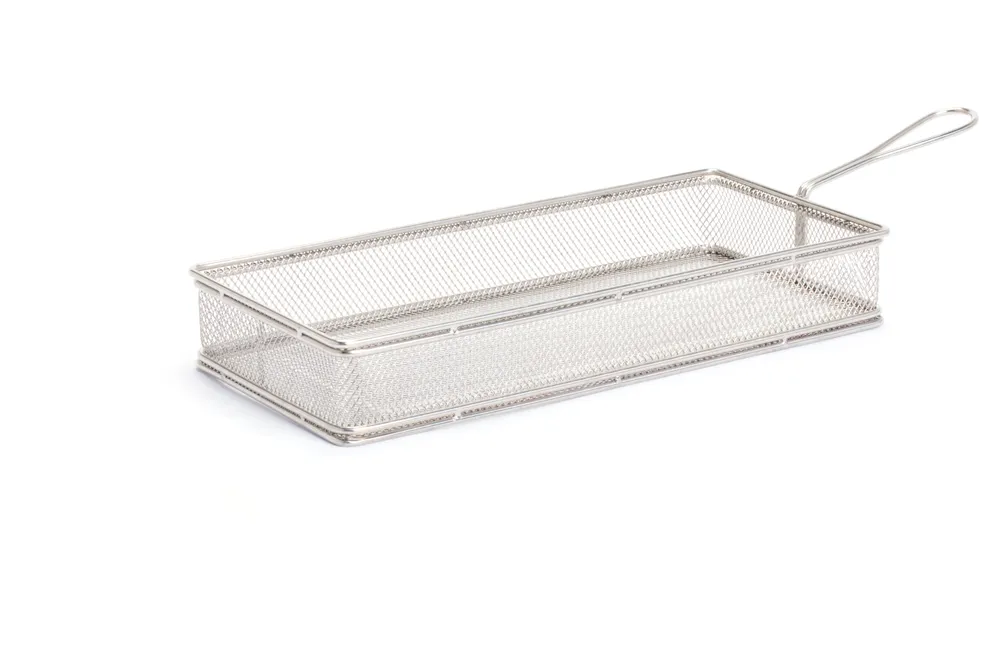 Cesto de Fritar Miniatura 255x135x45mm para Serviço de Mesa