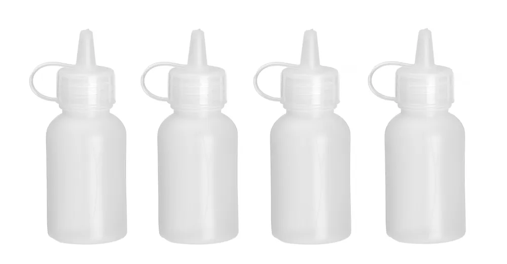 Dispensador de Molho Mini 30ml - Conjunto 4 Unidades Transparente