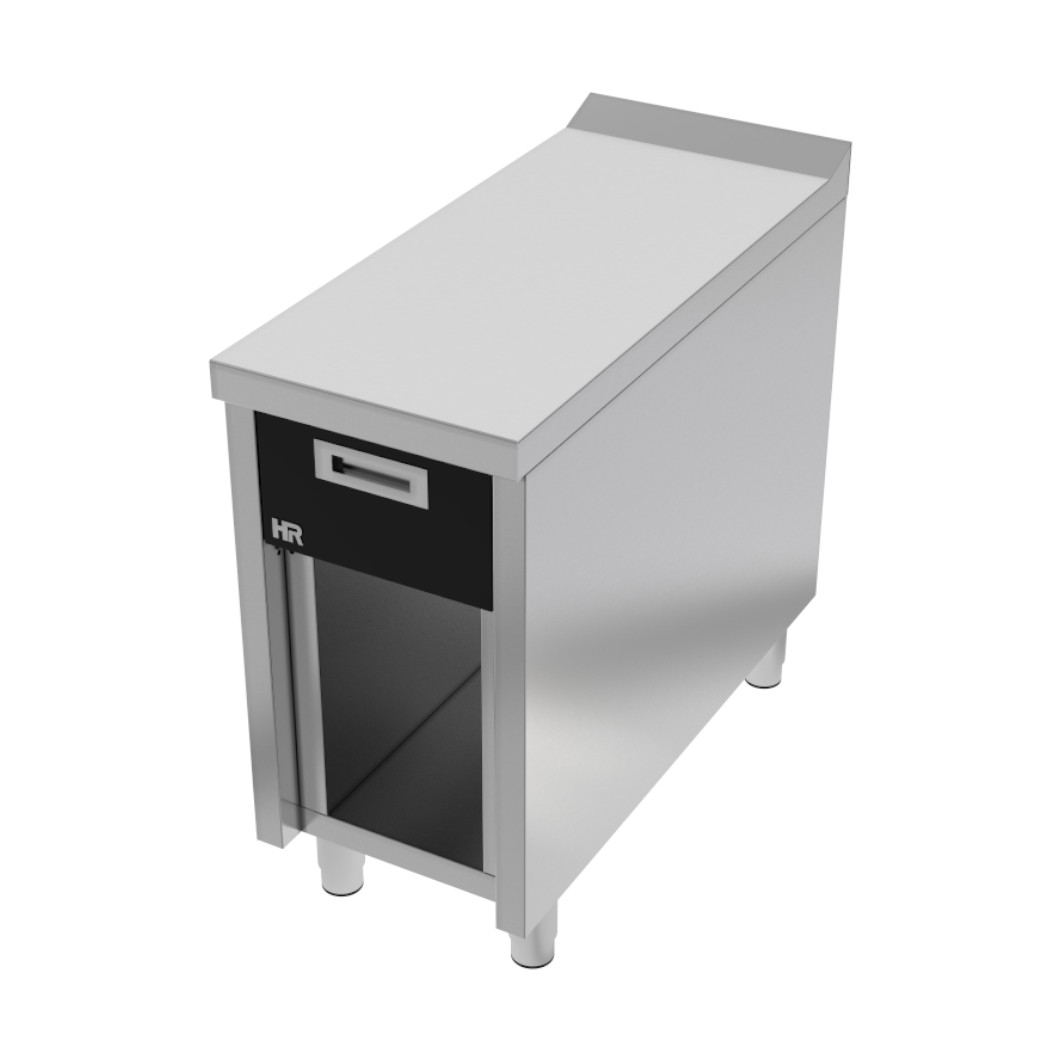 Módulo Neutro Inox com Gaveta Linha 900 - 400mm