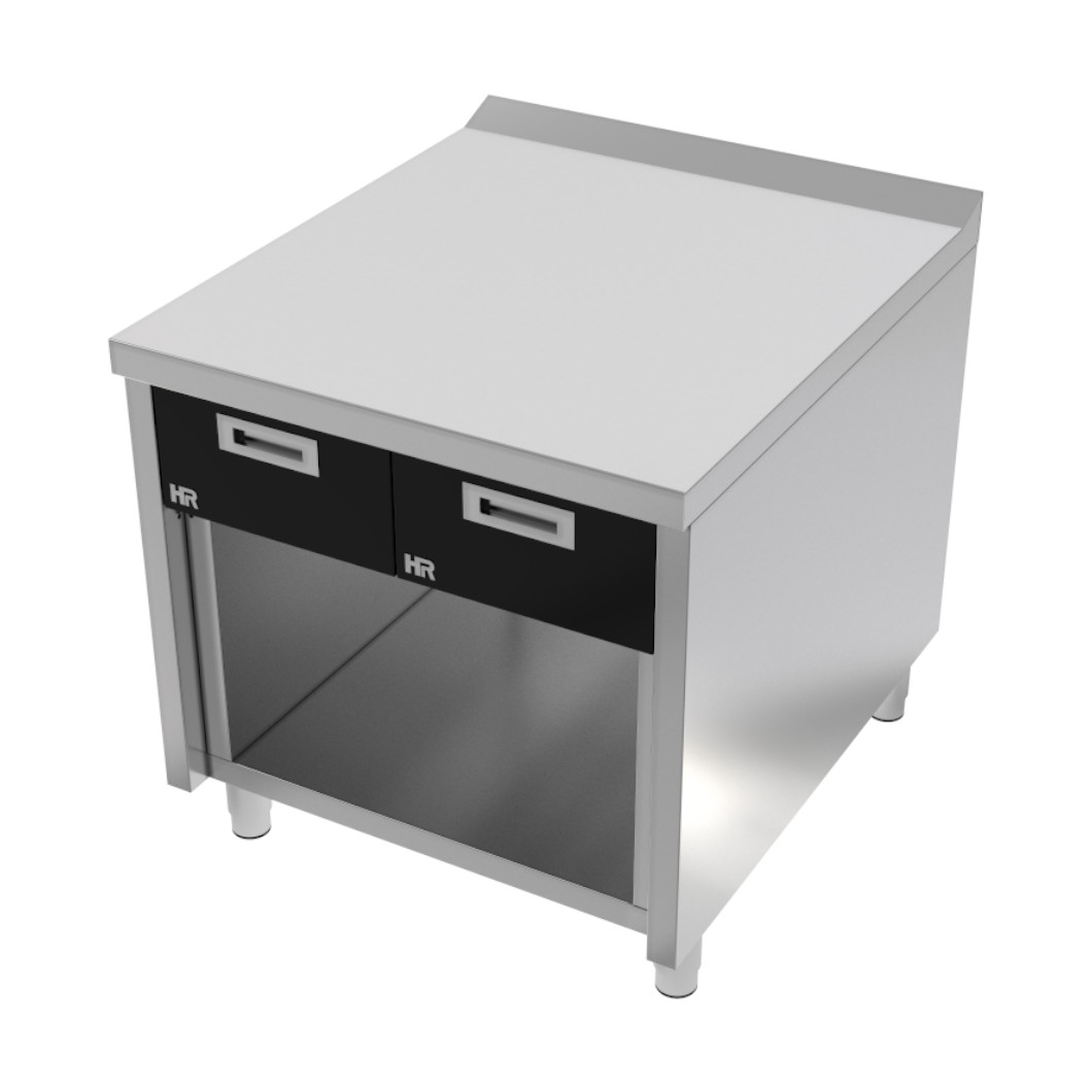 Módulo Neutro Inox com Gaveta Linha 900 - 800mm
