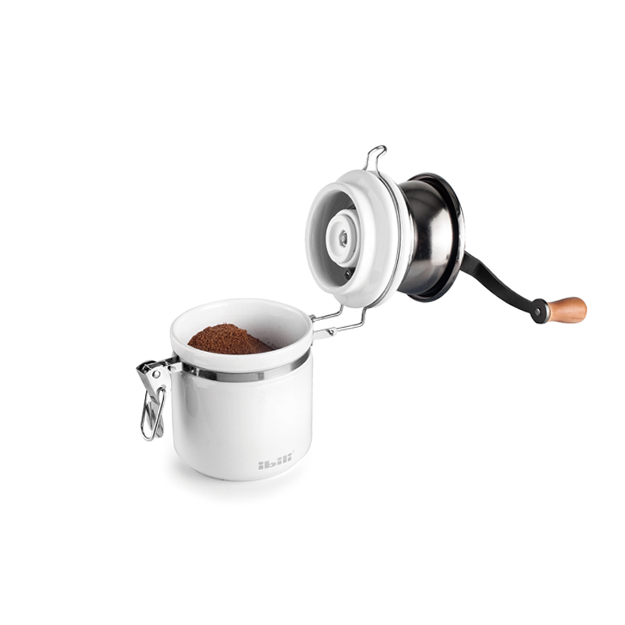 Moinho de Café Manual em Aço e Cerâmica para Grãos