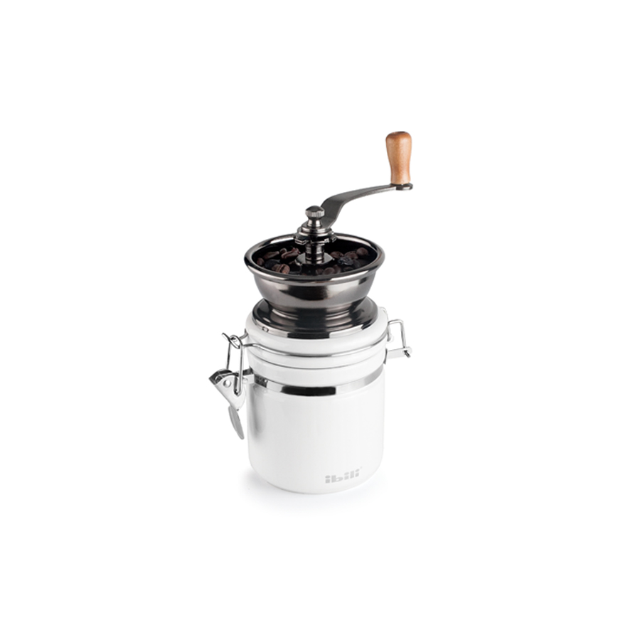 Moinho de Café Manual em Aço e Cerâmica para Grãos