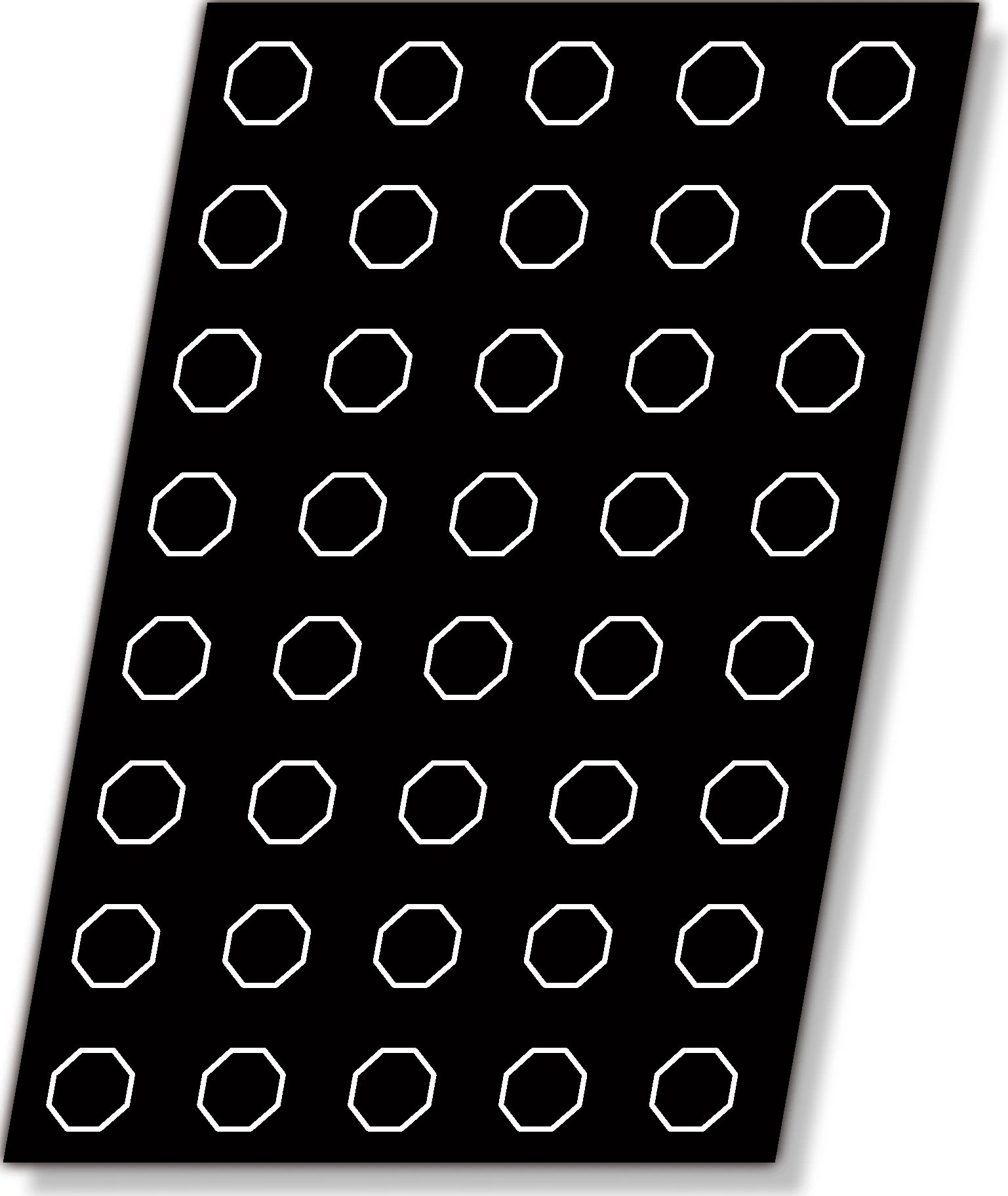 Molde Flexipan Octógonos 4,3 cm para Confeção Profissional
