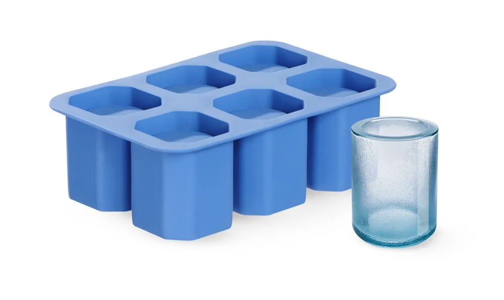 Molde de Gelo em Silicone para Shots (6 Cubos) | Bar | 125x190mm