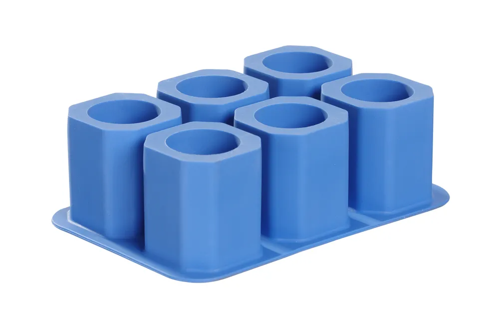 Molde de Gelo em Silicone para Shots (6 Cubos) | Bar | 125x190mm