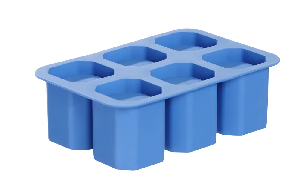 Molde de Gelo em Silicone para Shots (6 Cubos) | Bar | 125x190mm