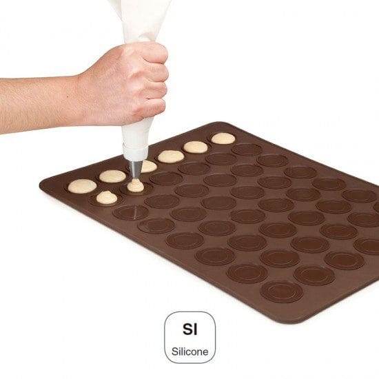 Molde Macarons Duplo 39x29 cm para Pastelaria Profissional