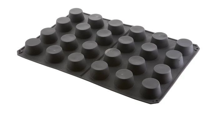 Molde Silicone Muffins 60x40 cm – 24 Cavidades Ø7 cm