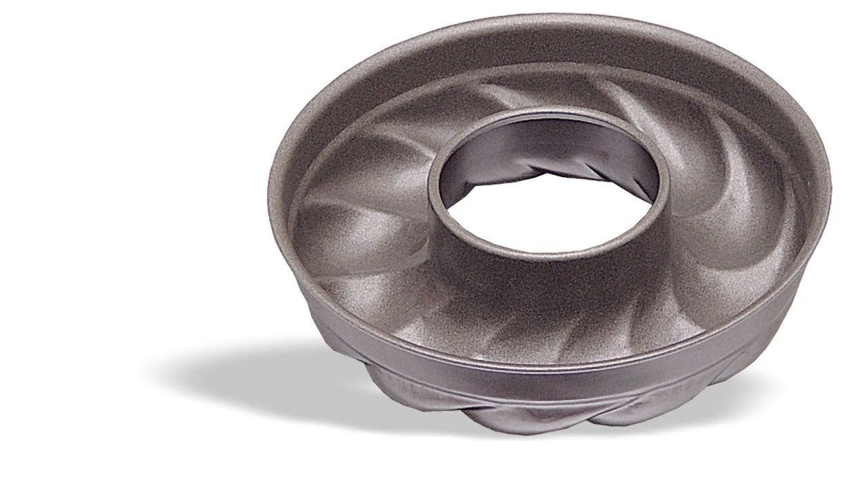 Molde Savarin Aço 22 cm para Pastelaria Profissional