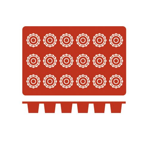 Molde de Silicone Bordelais 3,5 cm Diâmetro para Canelés