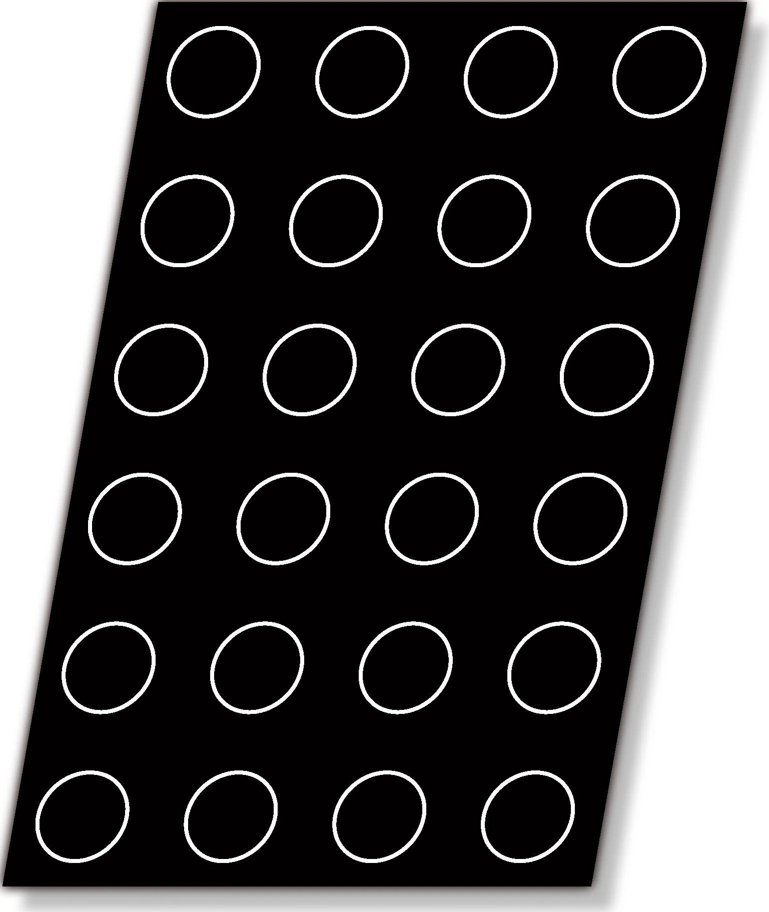 Molde de Silicone para Cilindros 6,3 cm — Pastelaria Profissional