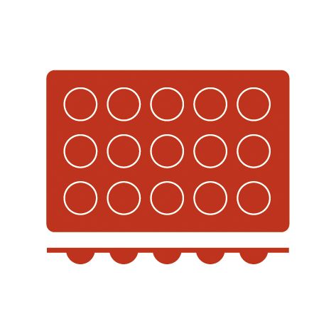 Molde Silicone Meia Bola 5cm, 12 Cavidades, 60x40cm