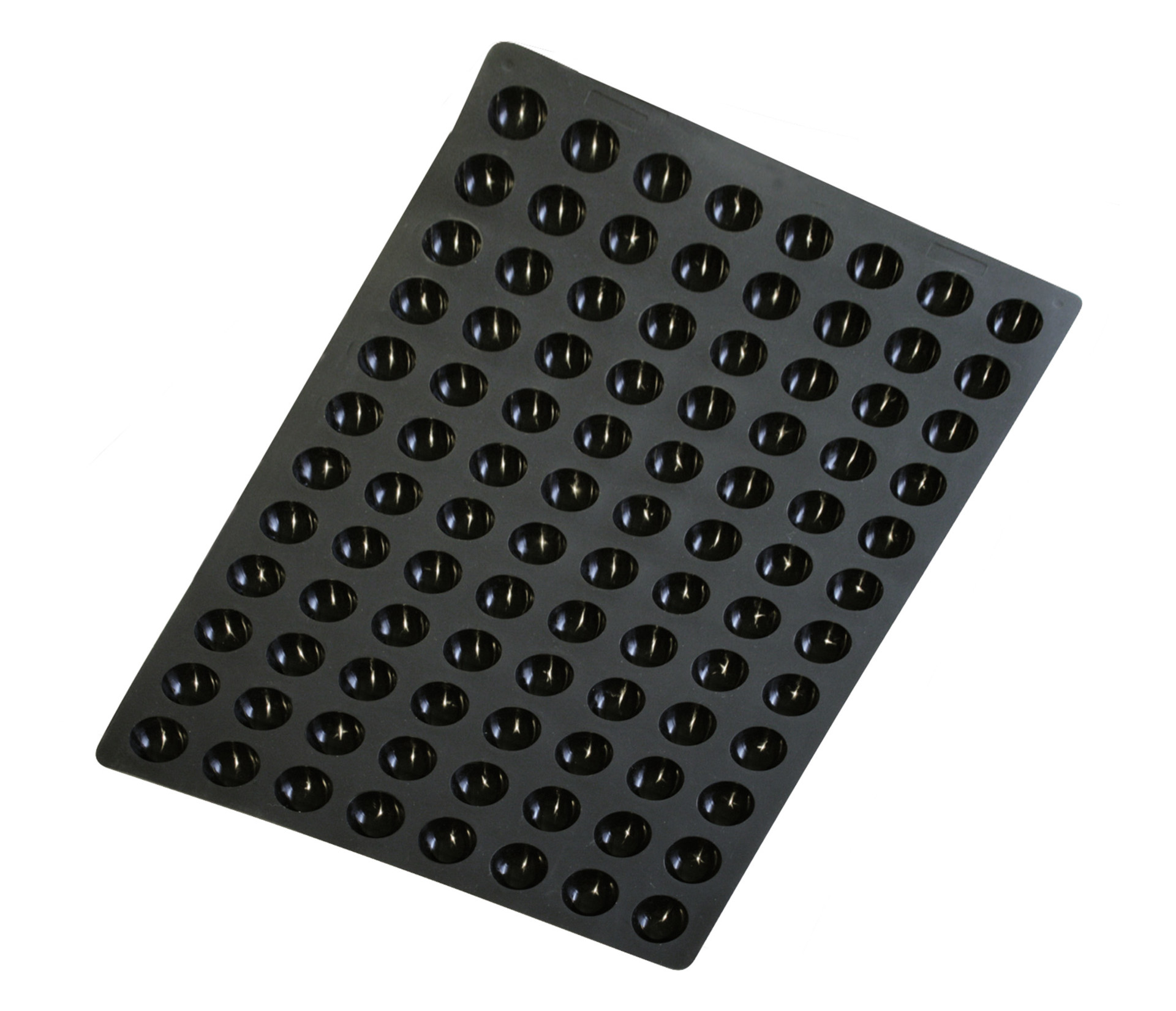 Molde Silicone 96 Mini Semiesferas 60x40 cm para Pastelaria