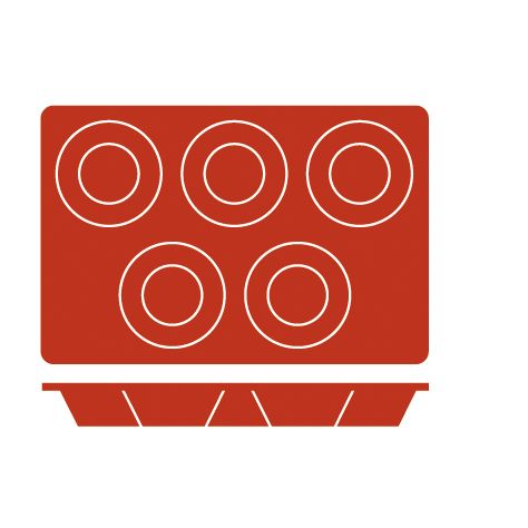Molde Silicone GN 1/3 para Muffins 8cm de Diâmetro