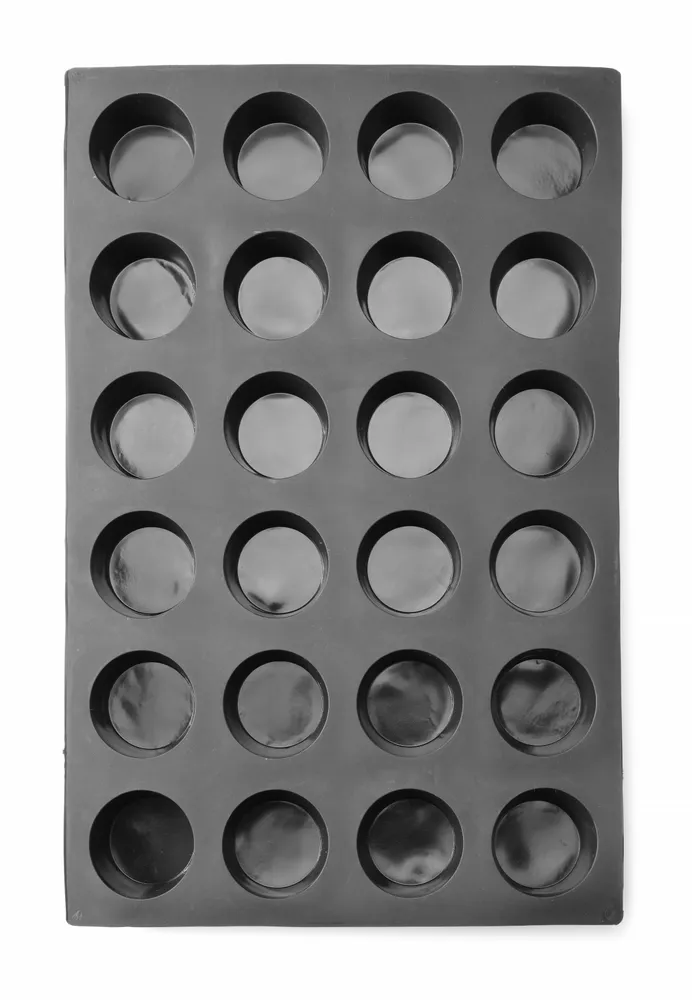 Molde de Silicone para Muffins Profissional | 7cm Ø | 570x375x40mm
