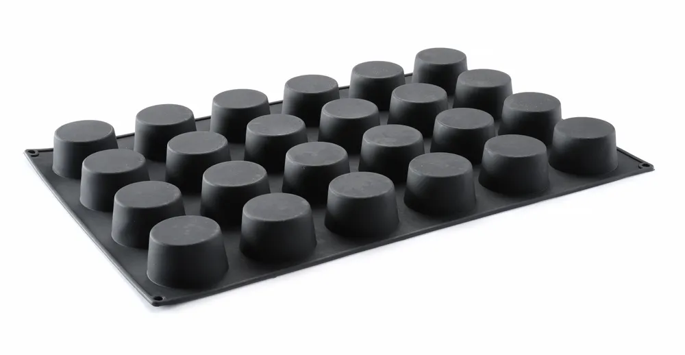 Molde de Silicone para Muffins Profissional | 7cm Ø | 570x375x40mm