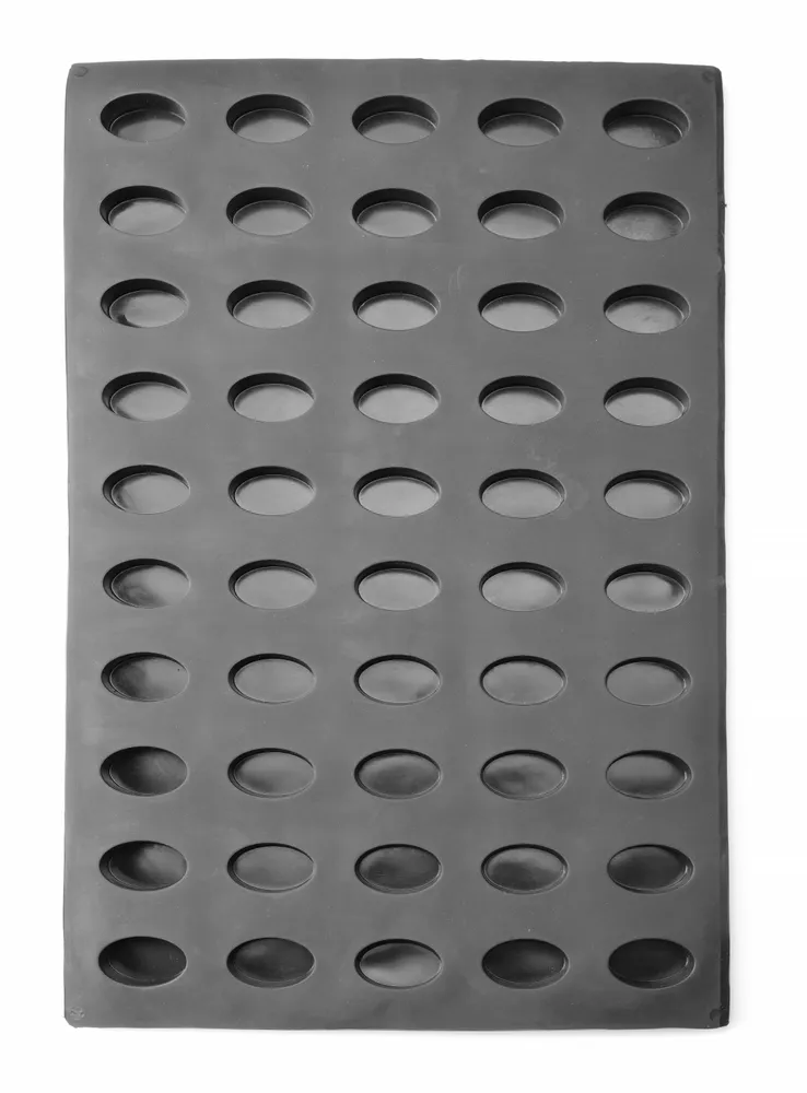 Molde de Silicone Oval Profissional 570x375mm - Cozedura e Congelação