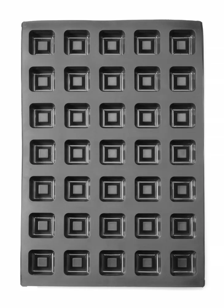 Molde de Silicone Quadrado 570x375x25mm para Pastelaria