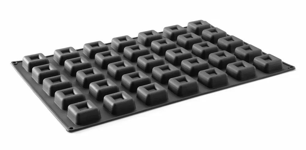 Molde de Silicone Quadrado 570x375x25mm para Pastelaria