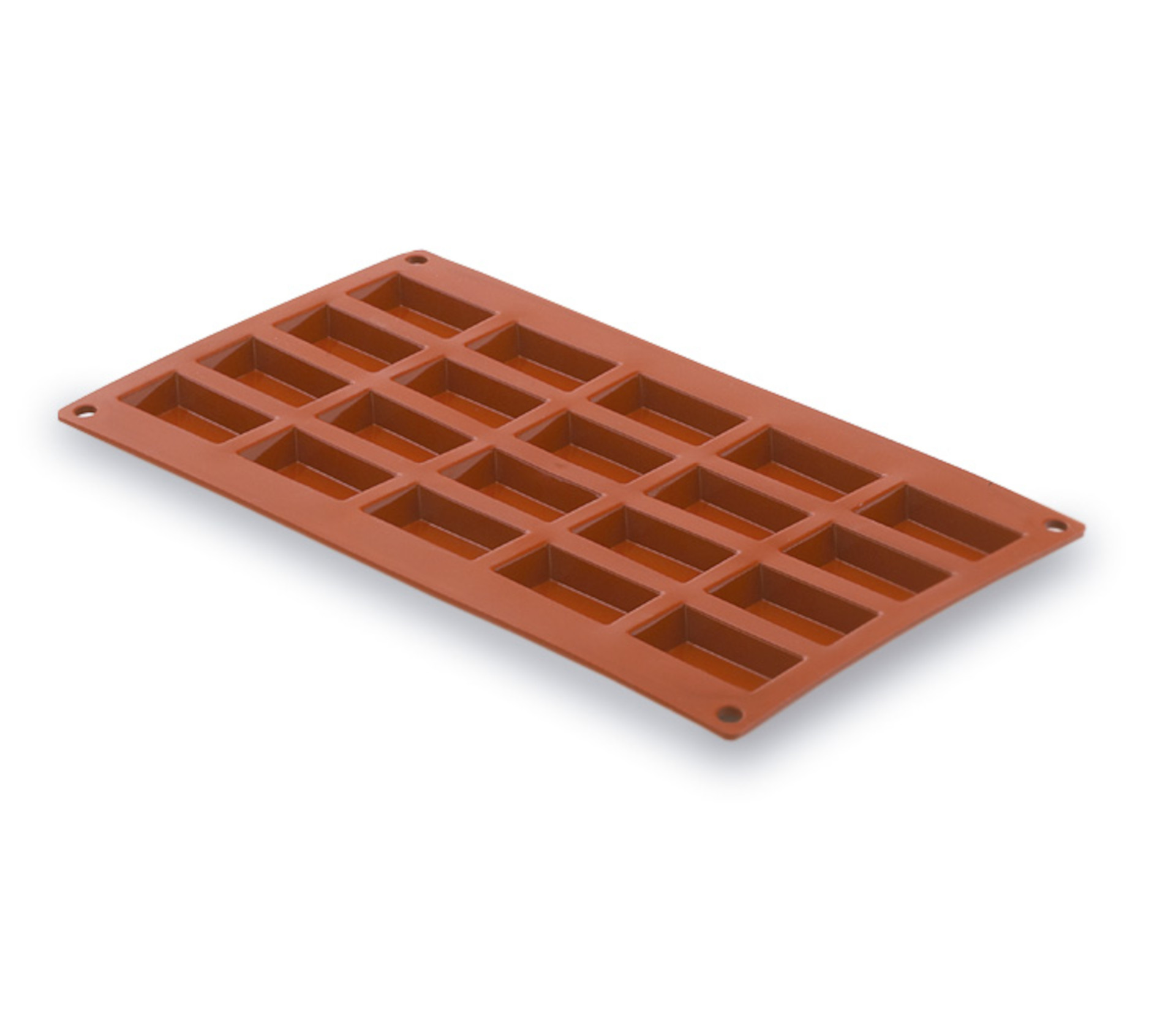 Molde Silicone 20 Cavidades Retângulo Pequeno 30x17,5cm
