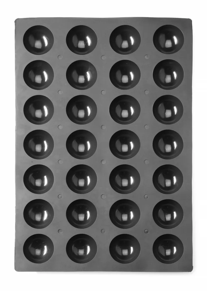Molde Silicone Semiesférico 7cm Profissional (600x395x35mm)