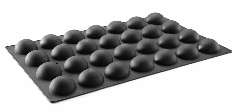 Molde Silicone Semiesférico 7cm Profissional (600x395x35mm)